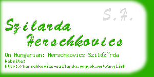 szilarda herschkovics business card